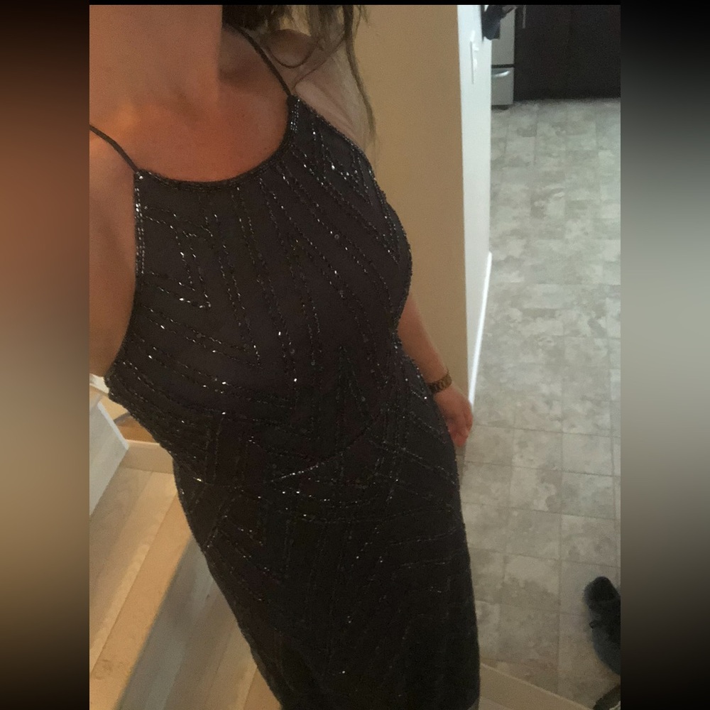 Beaded Adrianna Papell gown